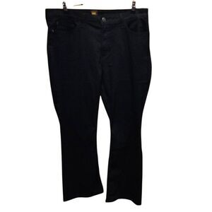 Lee Boot Cut Mid Rise Women's Jeans Black Size 18 Short NWT
